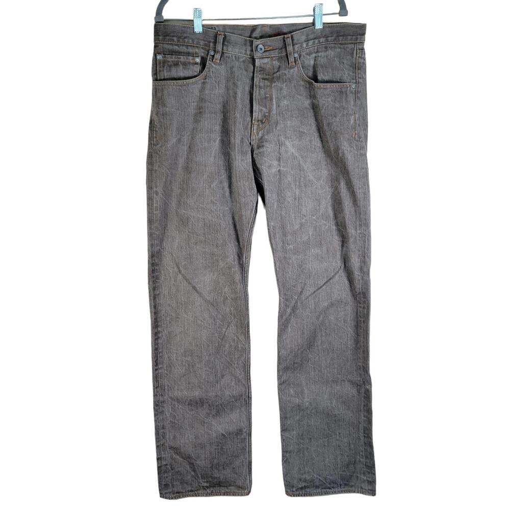 Kicking Mule Workshop KMW 1950 Brown Cotton Made in Japan Jeans Men Sz 36x34